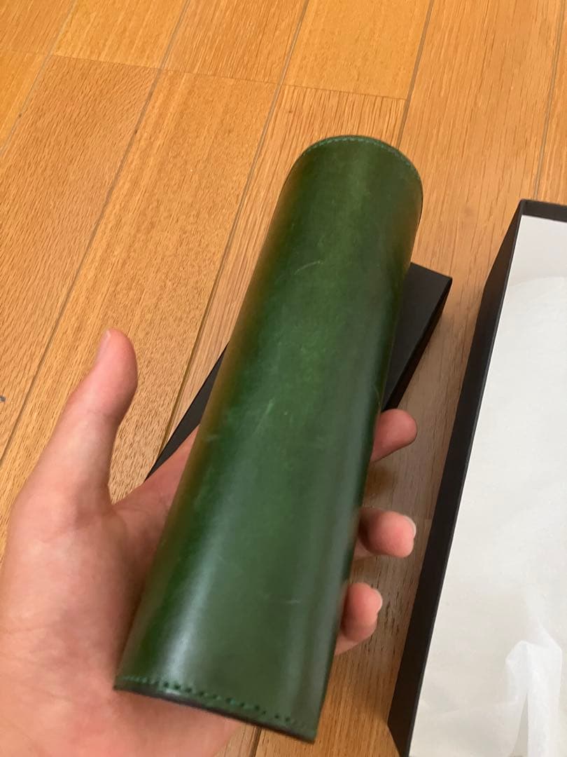 デブペンケース　グリーン　箱付き おまけ付き