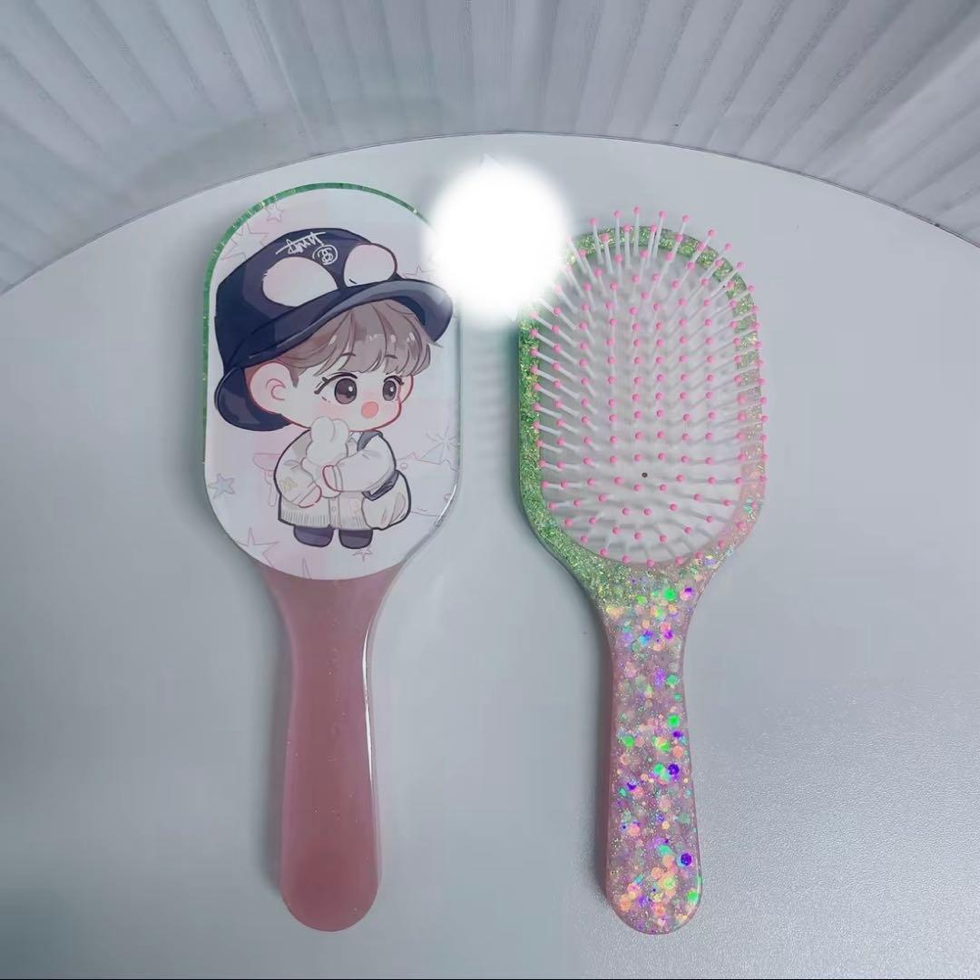 肖戦 超大レジンエアークッション付きヘアブラシ　12点セット❣️確認用0109