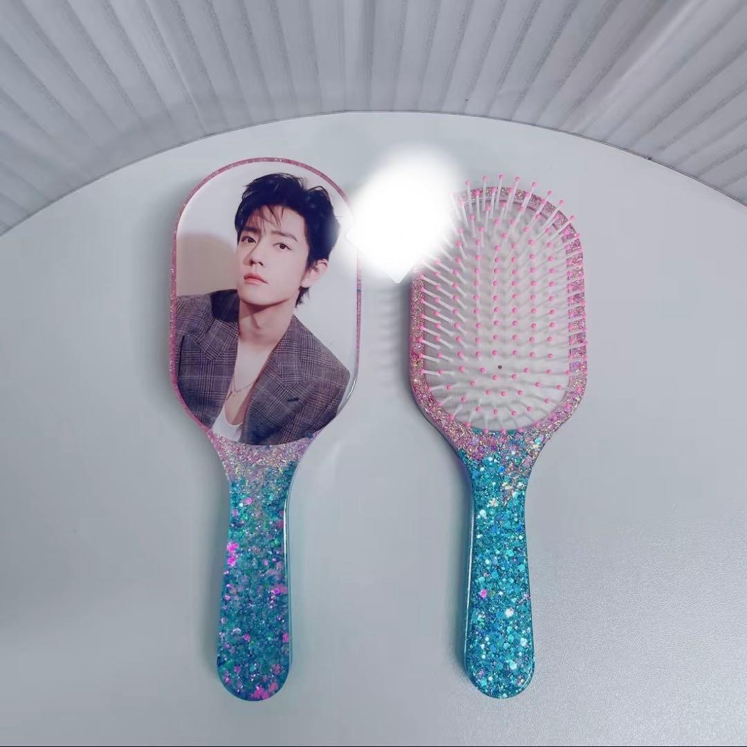 肖戦 超大レジンエアークッション付きヘアブラシ　12点セット❣️確認用0109