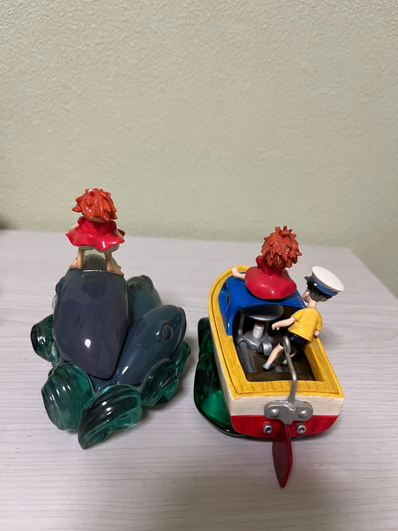 希少　崖の上のポニョ　イメージトレイ　ポンポン船　半魚人　2点