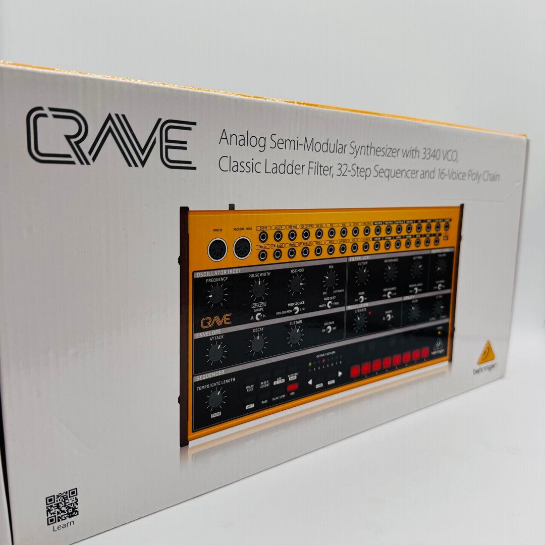 Behringer CRAVE セミモジュラー　モジュラーシンセサイザー