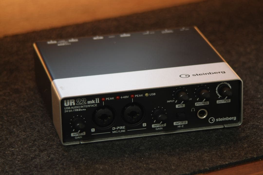 UR22 mkII USBオーディオインターフェイス