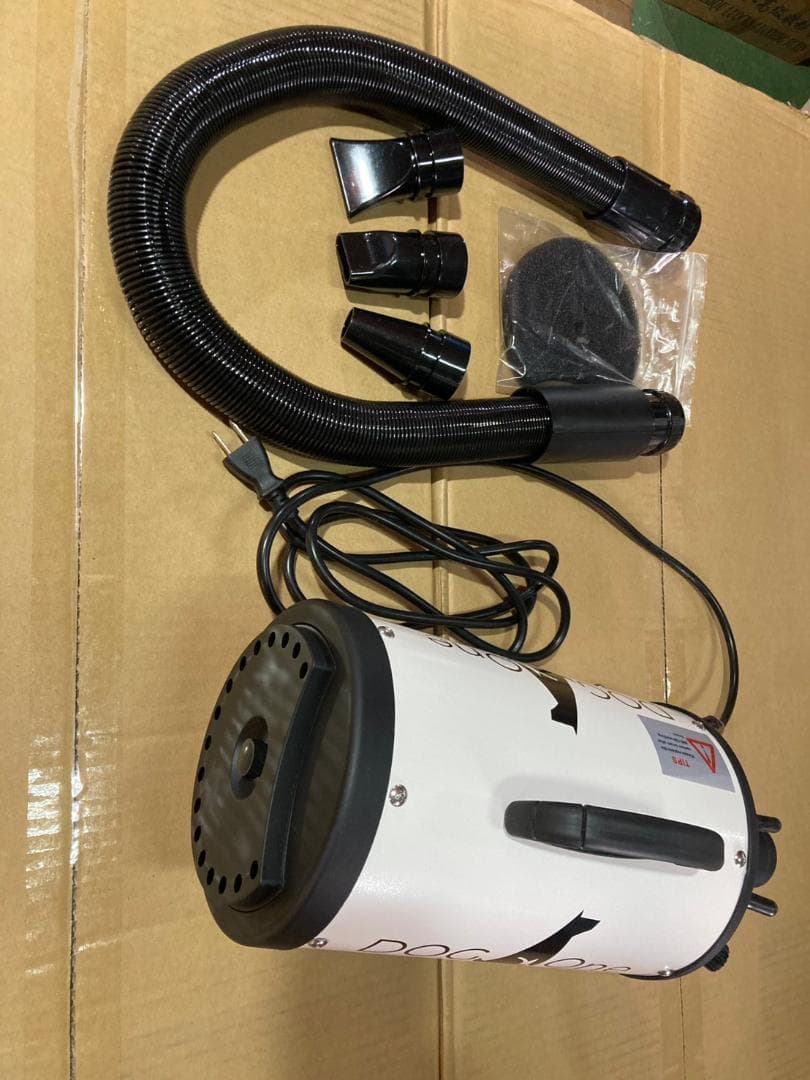 B DOGOne ペットドライヤー 犬 クイックドライ 強風 ブラック