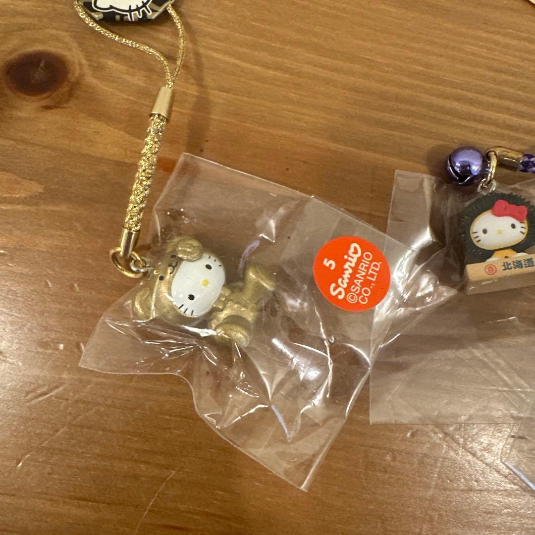 ハローキティ 平成レトロ 2002-2003 ご当地ストラップ まとめ売り