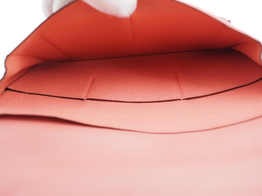 セール　2016年　HERMES エルメス ドゴンGM 財布 二つ折り ピンク
