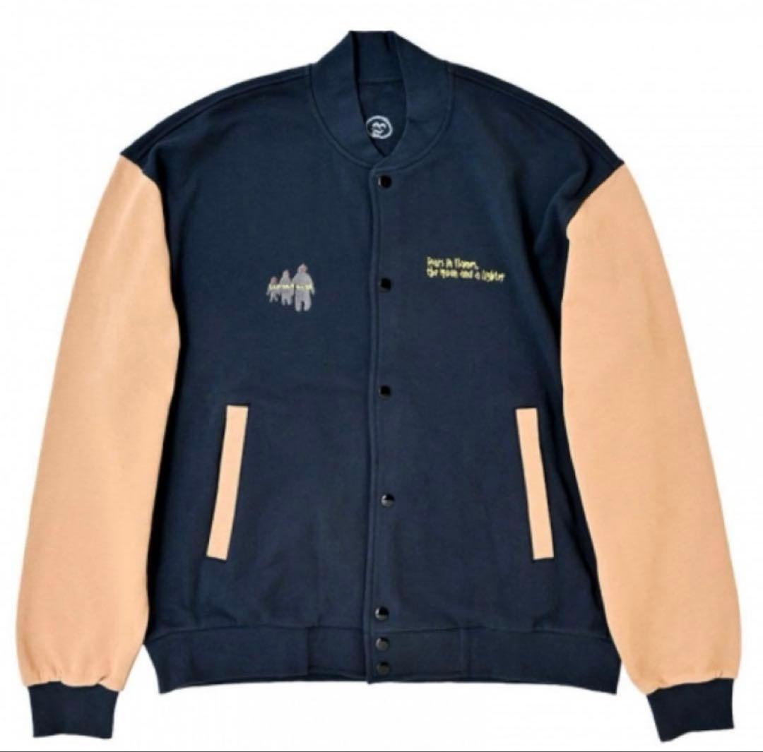 aiko 燃え月ター ブルゾン ツートン デカ　LLP24.9 LLP25