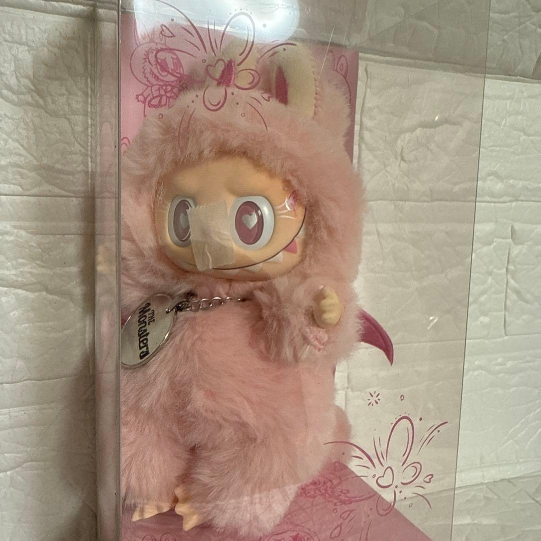 【新品】激レア！ジモモ　ラブブ　ピンクドラゴン　羽ピンク　チャーム　ぬいぐるみ