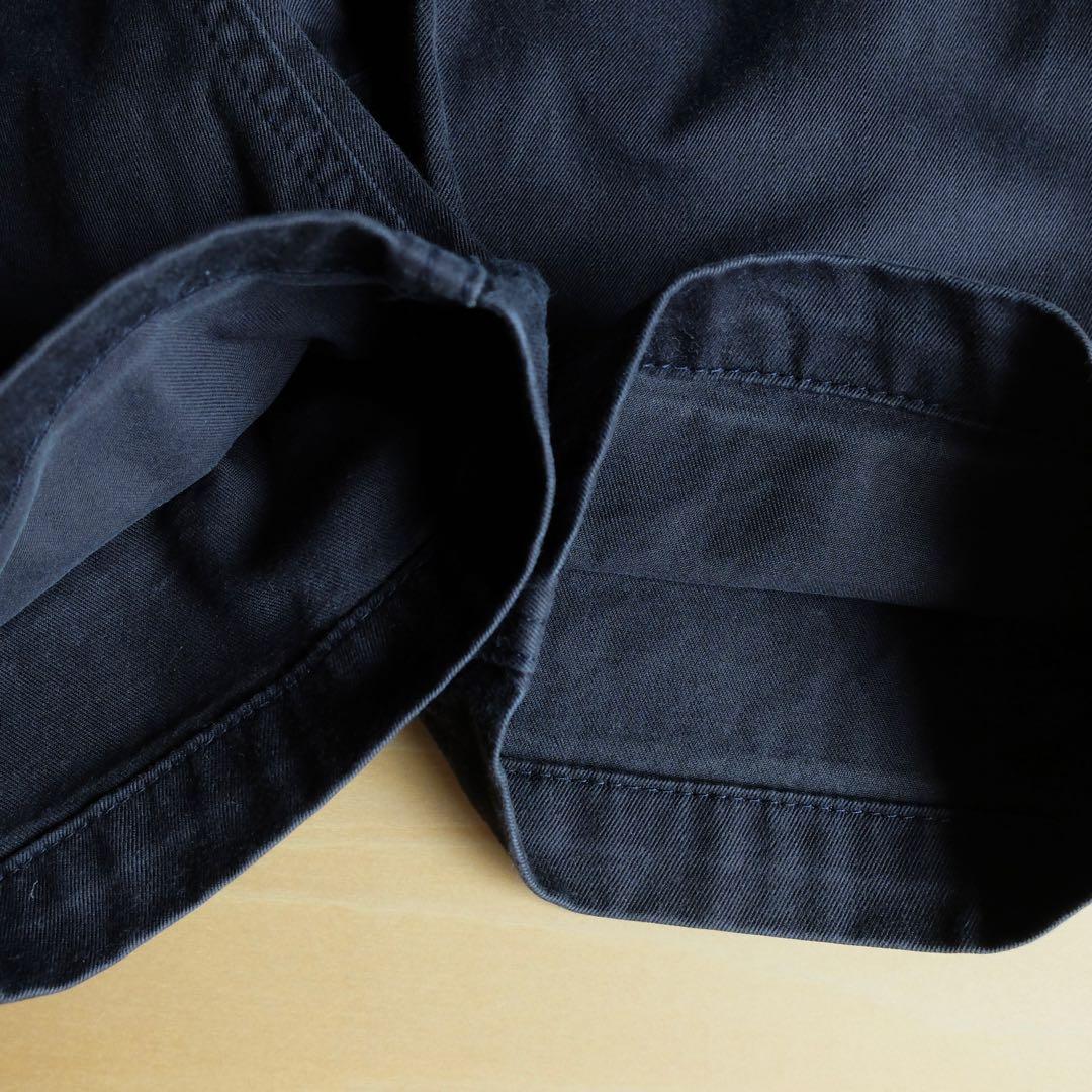 GANRYU コムデギャルソン サルエル　チノパン　ネイビー S