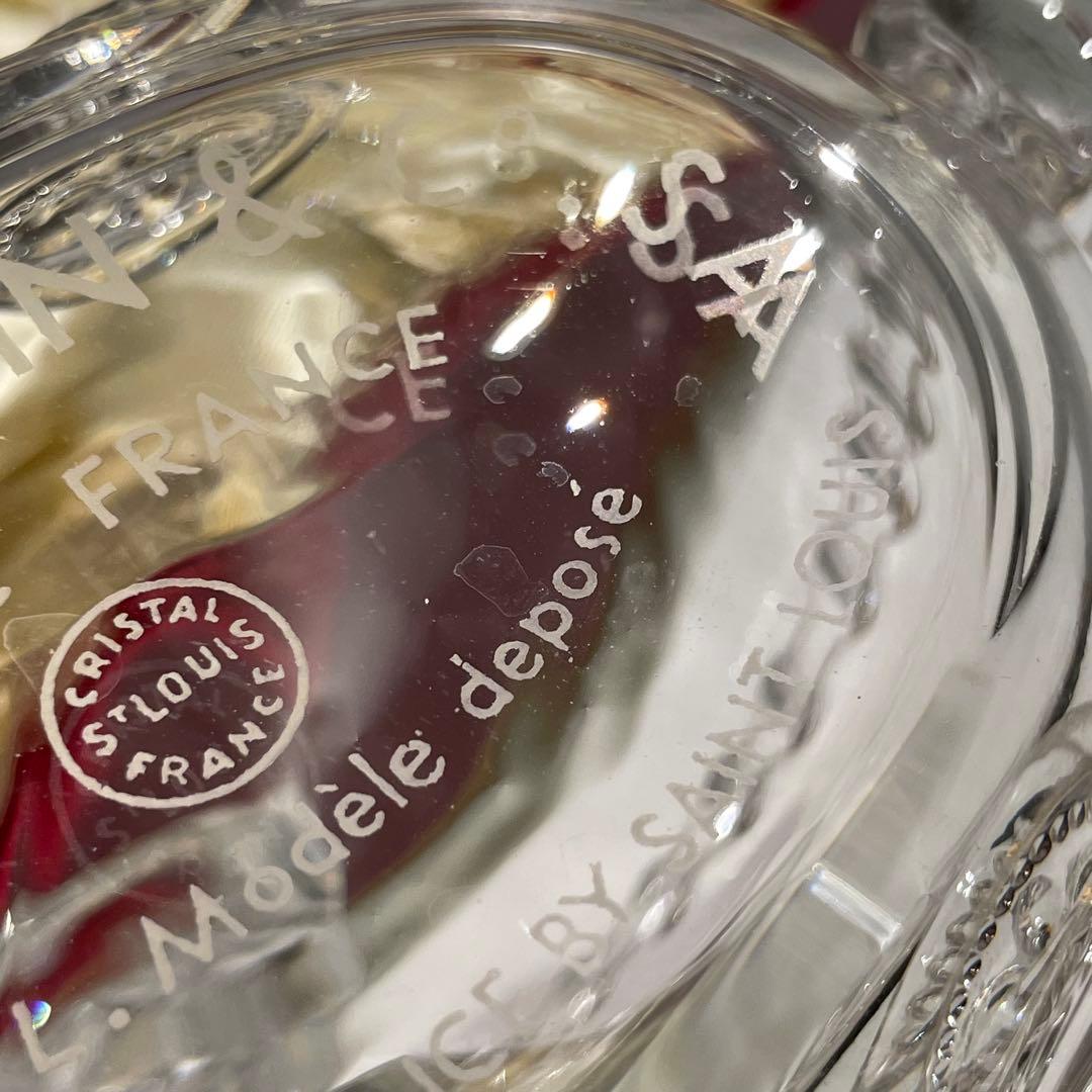 ⑤ Baccarat レミーマルタン ルイ13世 グラス　空瓶 バカラ　箱入り