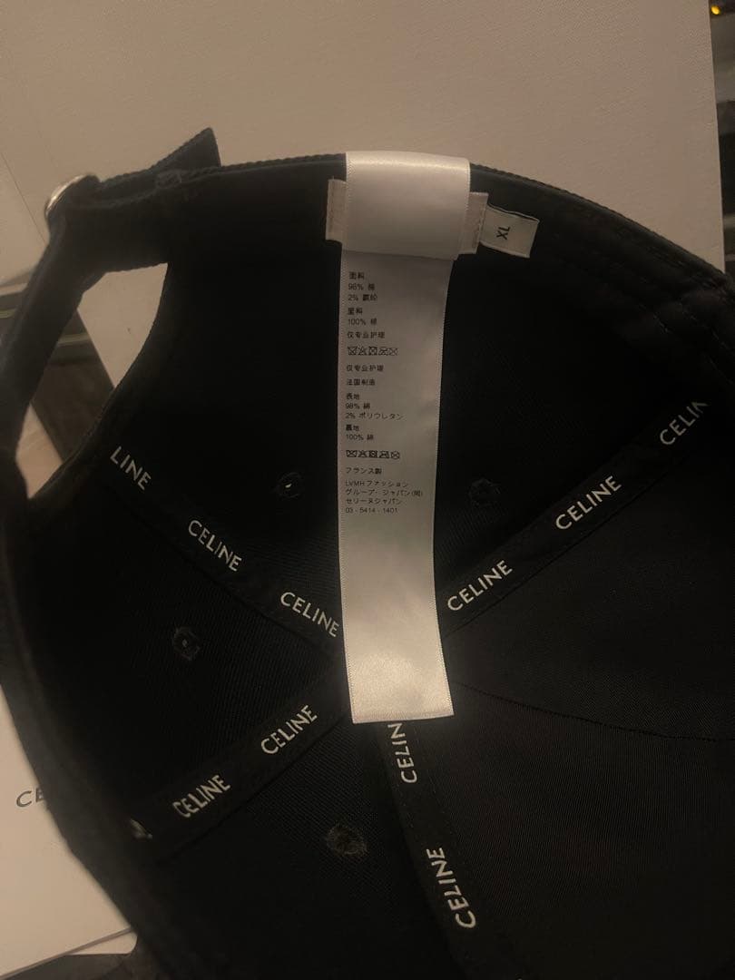 CELINE トリオンフベースボールキャップ