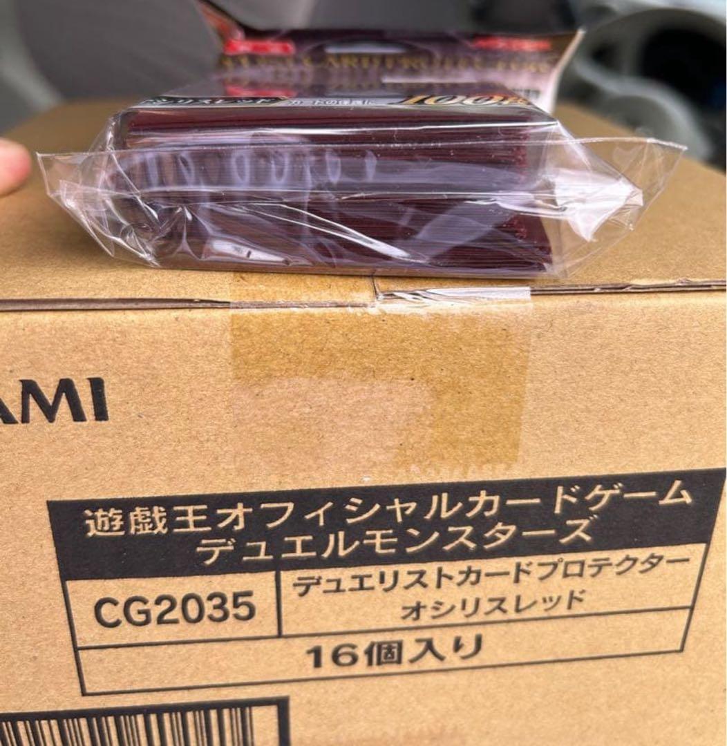 遊戯王　デュエリストカードプロテクター　オシリスレッド　スリーブ　新品未開封