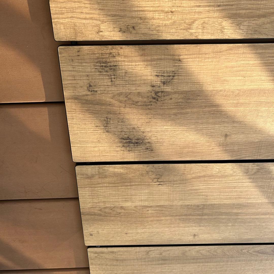 モンベル マルチフォールディングテーブル ワイド キャンプ　テーブル　ウッド