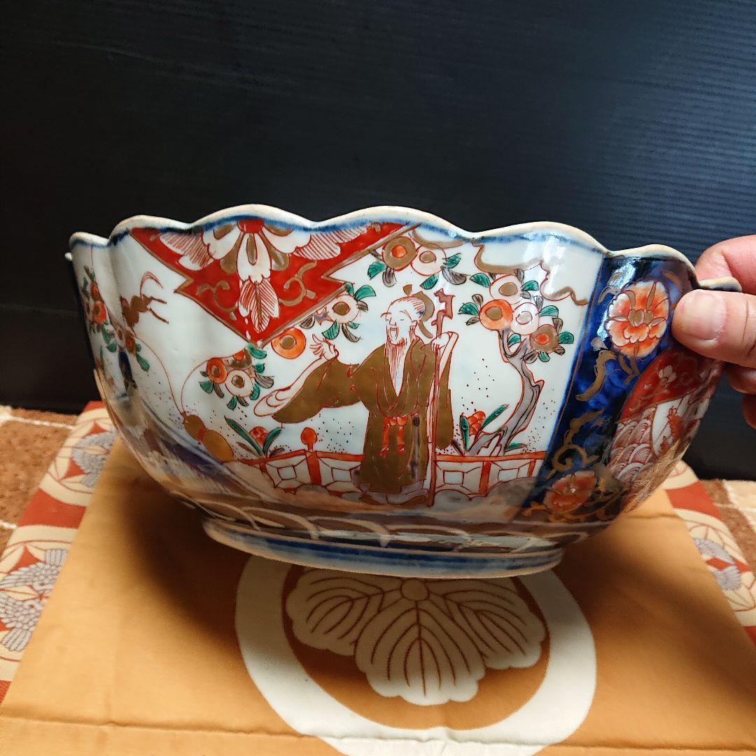 古伊万里、色絵、菓子器