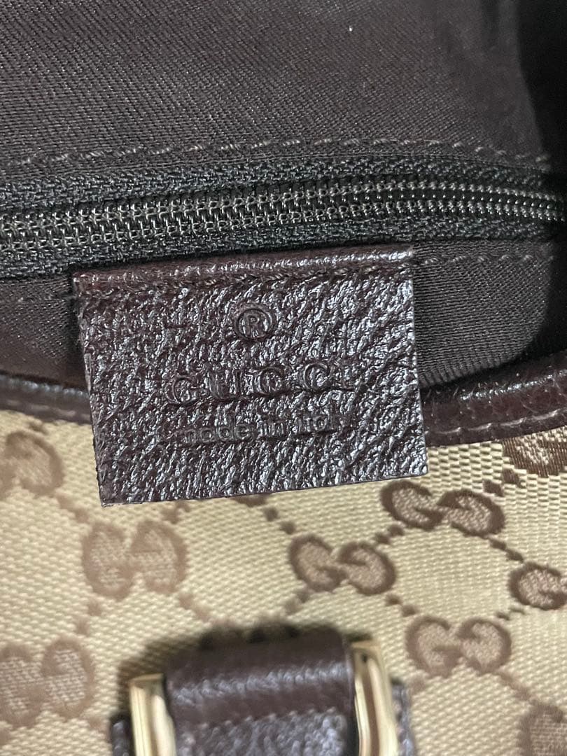 ❷美品 グッチハンドバッグ GGキャンバス GUCCI