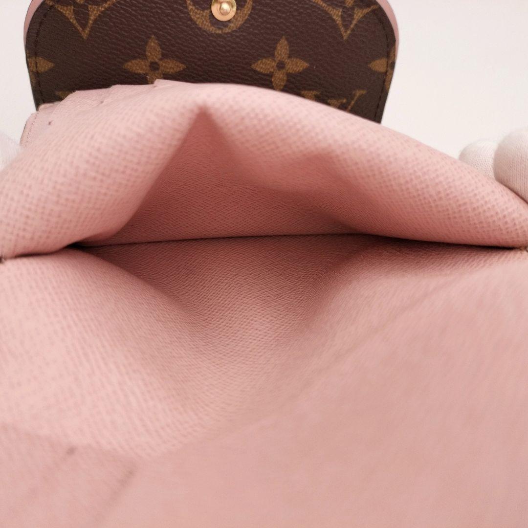 ルイヴィトン モノグラム ポルトフォイユ アリアンヌ 三つ折り財布 ローズ