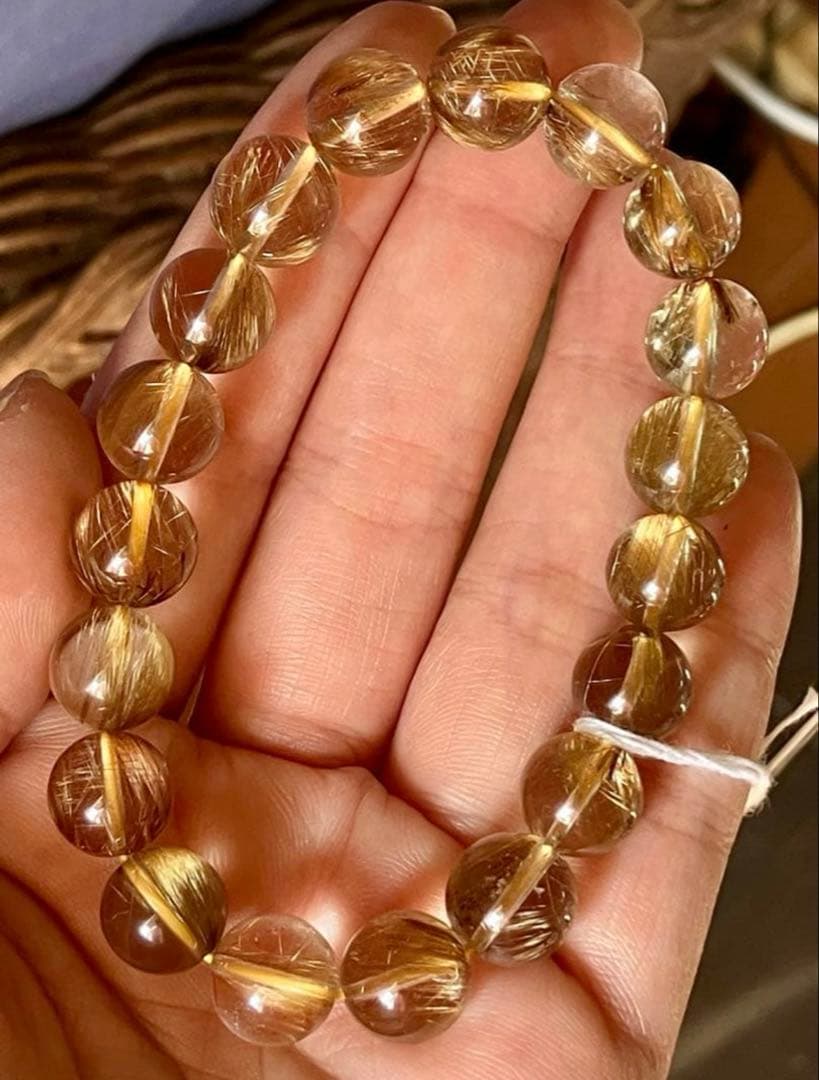 艶、照り、超クリア♪高品質5Aグレード✨タイガールチルクォーツのブレスレット