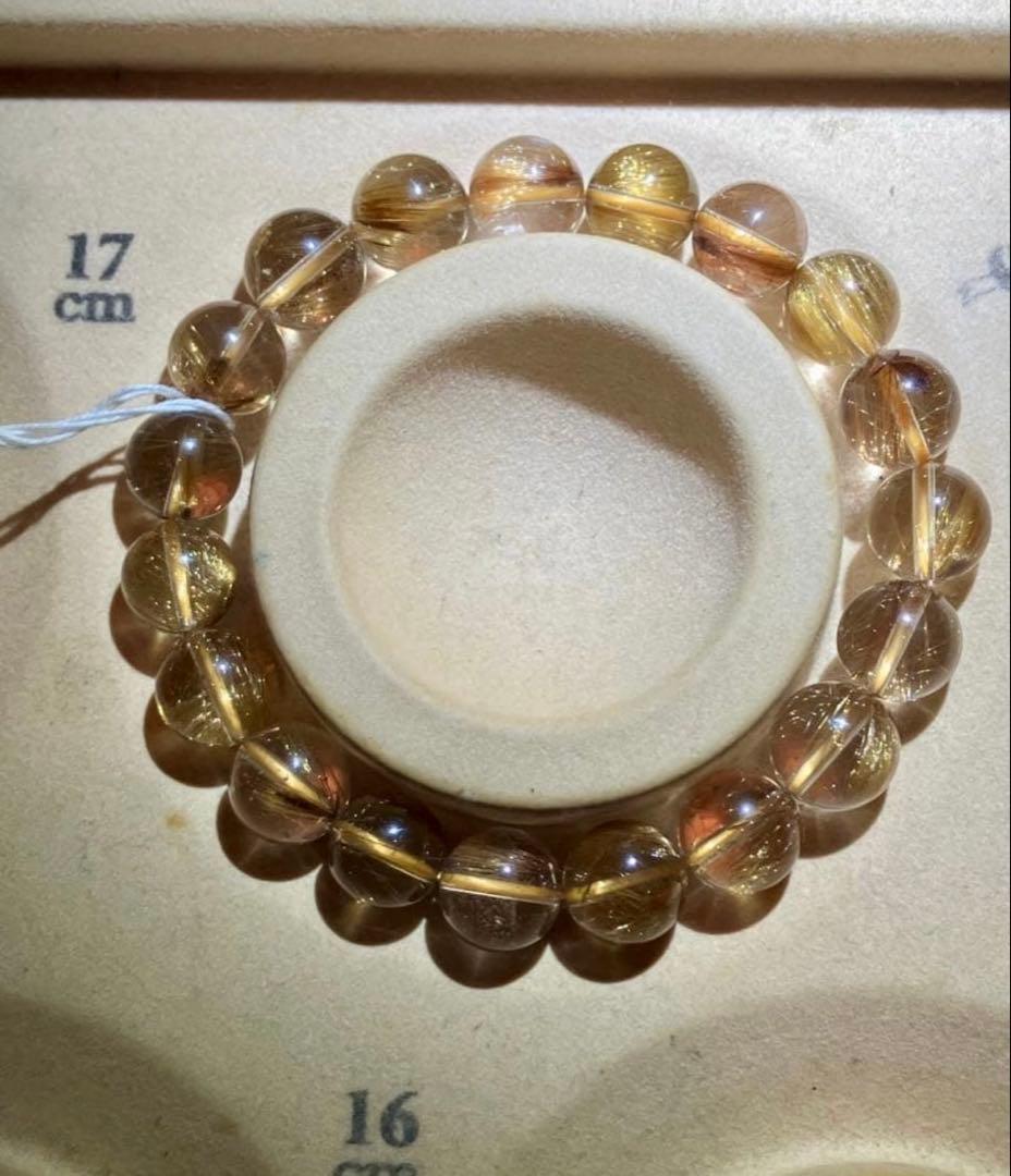 艶、照り、超クリア♪高品質5Aグレード✨タイガールチルクォーツのブレスレット