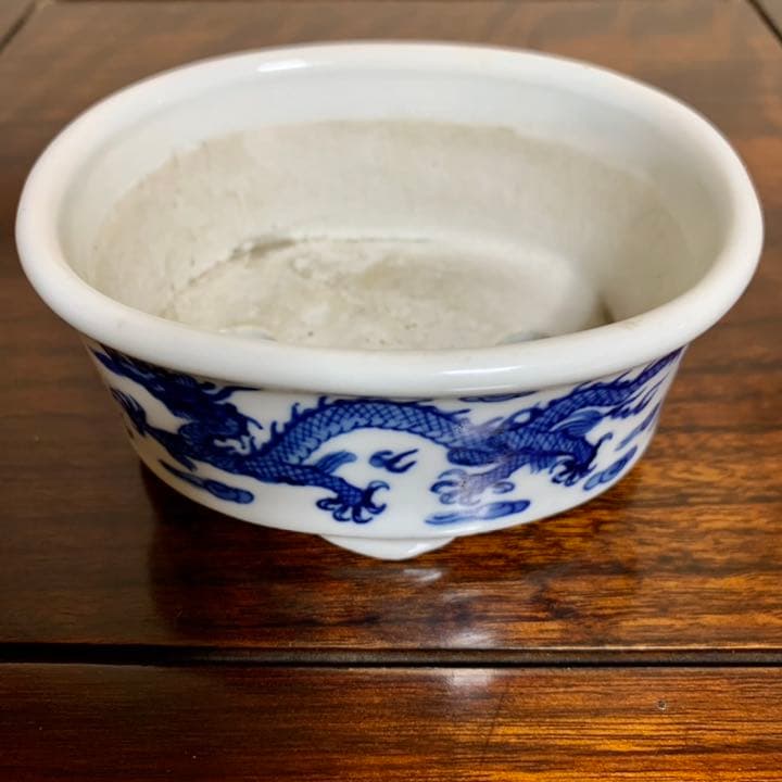 景徳鎮 正源製　楕円鉢 N055