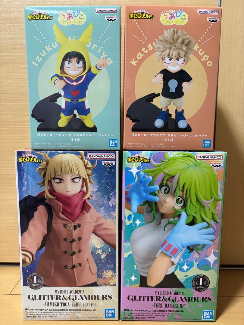 僕のヒーローアカデミア ちあぴこ いずく　かつき トガヒミコ 葉隠　4点セット