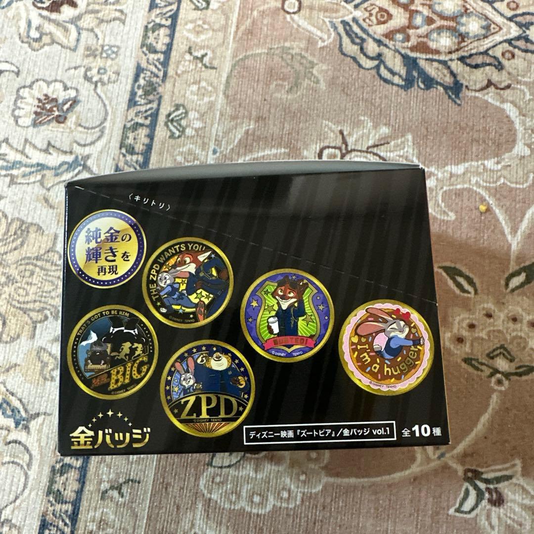 ディズニー ズートピア 缶バッジ 全10種 コンプリート 未使用