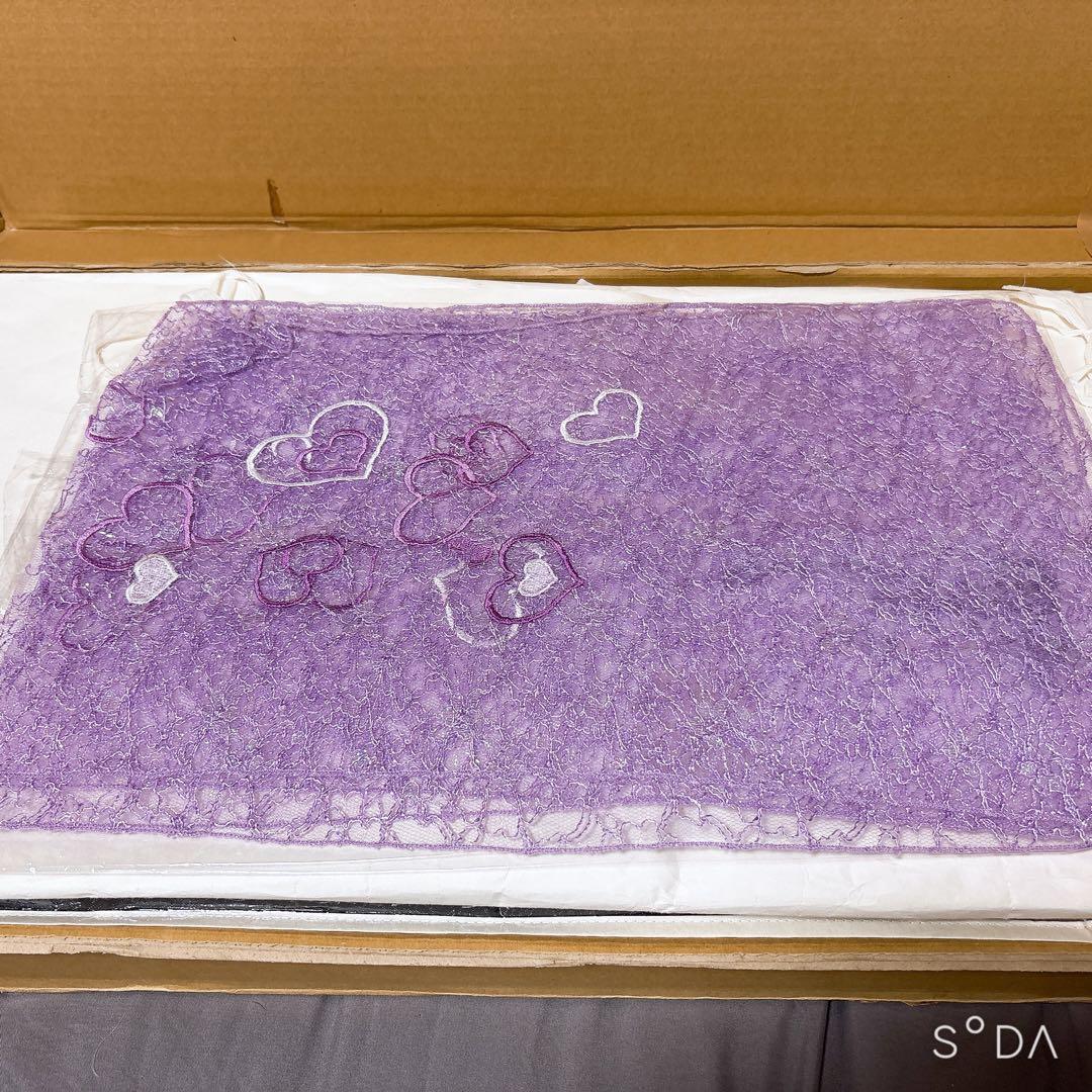 振袖フルセット 紫 白 成人式 結婚式