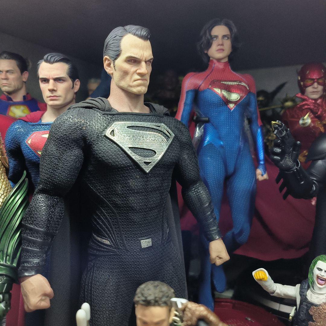 ホットトイズTMS038 スナイダーカットスーパーマン カスタムInartヘッド