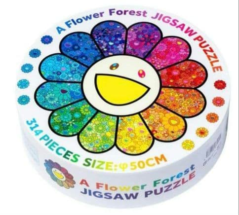 村上隆　フラワー　A Flower Forest Jigsaw Puzzle