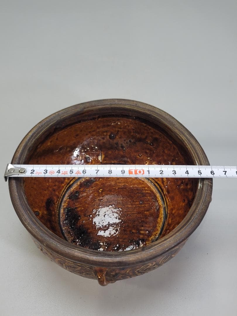 茶道具 唐物 コウチ 平水指 蓋物 骨董品