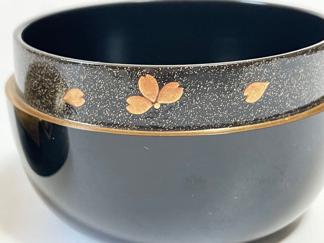 大多尾重則作　色紙春秋蒔絵　平棗　なつめ　棗　茶道具　共箱　蒔絵　桜　菊