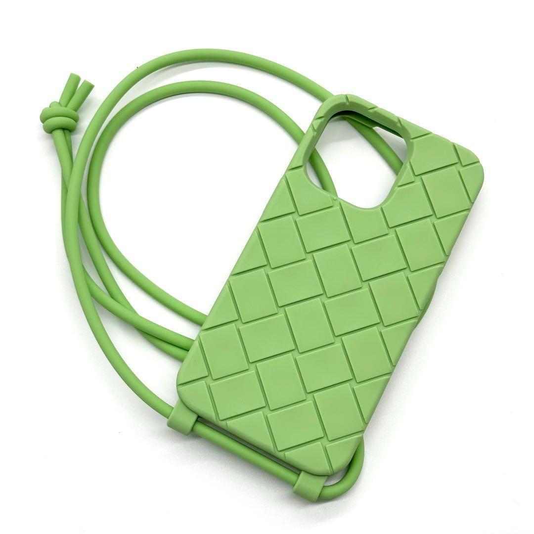 【新品未使用】BOTTEGA VENETA 13proケース　ショルダー