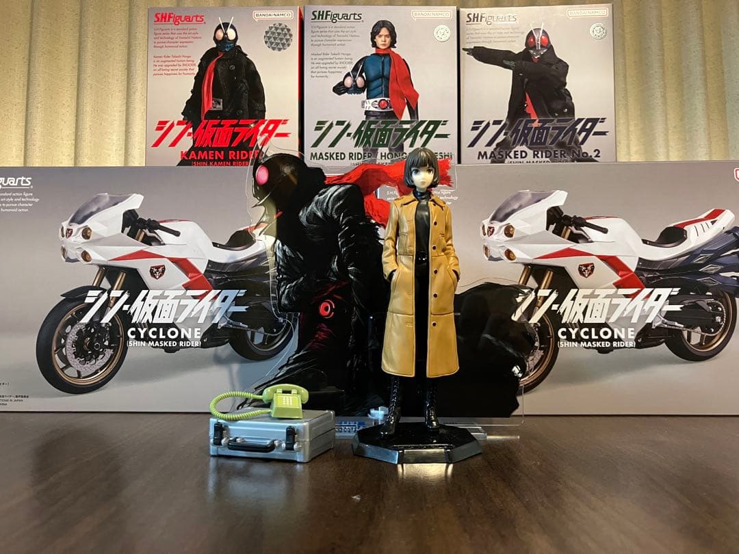 フィギュアーツ シン仮面ライダー + アクリルスタンド 緑川ルリ子 計10点