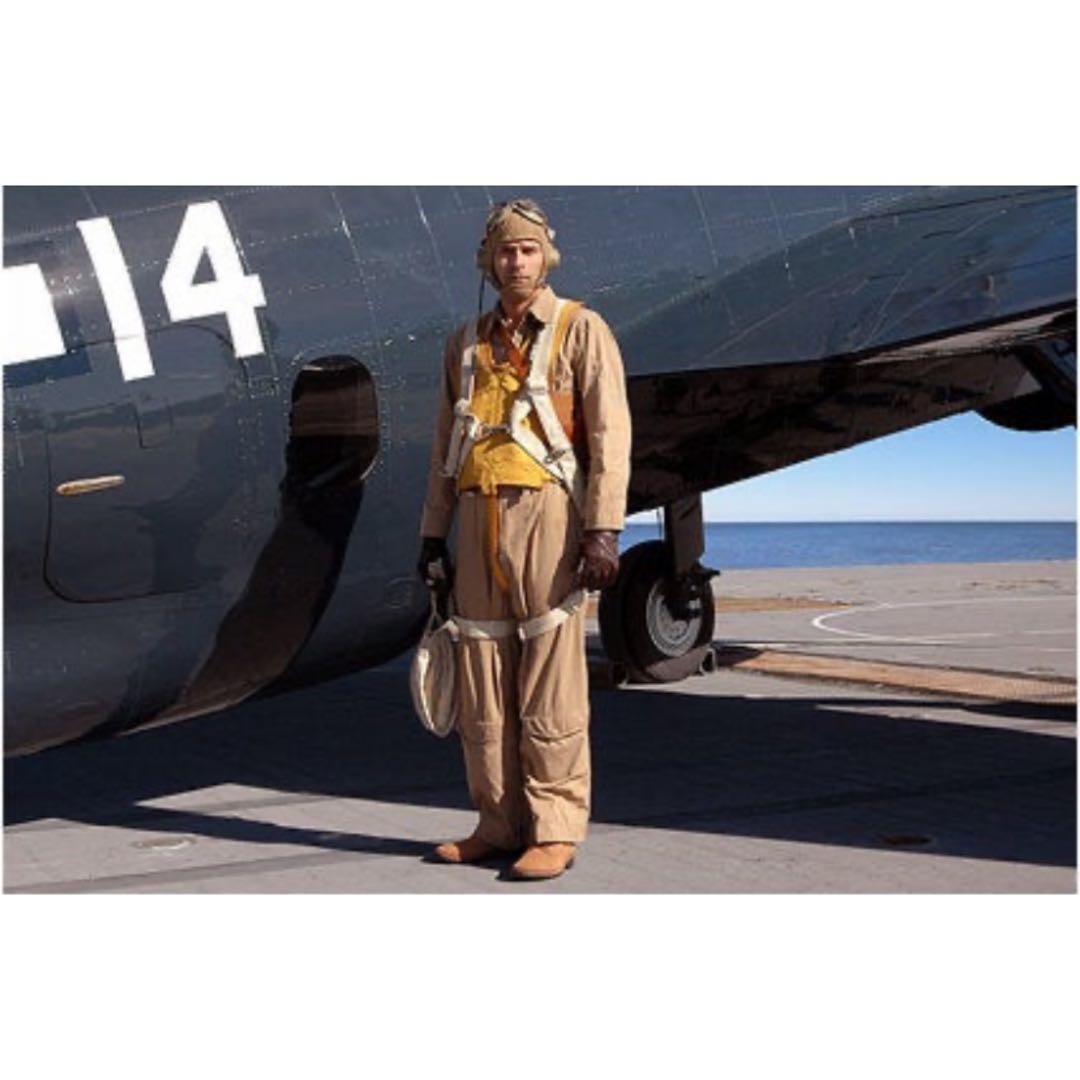 ビンテージ1940’sUSAイーグルクロスライフルズシルバーピンRRL ARMY