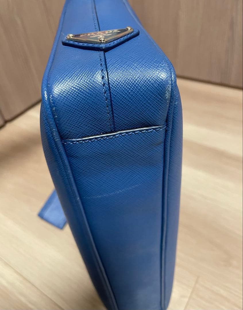 PRADA ビジネスバッグ 青