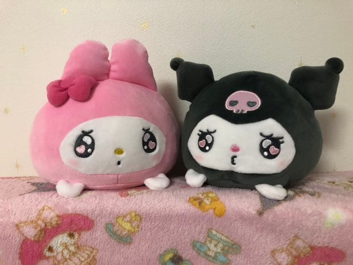 サンリオ エモきゅん ぴえん マイメロディ クロミ ぬいぐるみ マスコット 限定