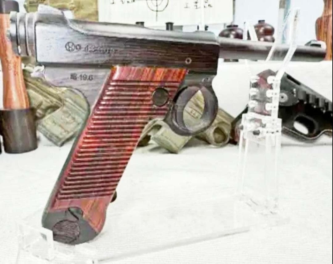 南部十四年式黒檀紫檀模型　1/1スケール 手作 新品