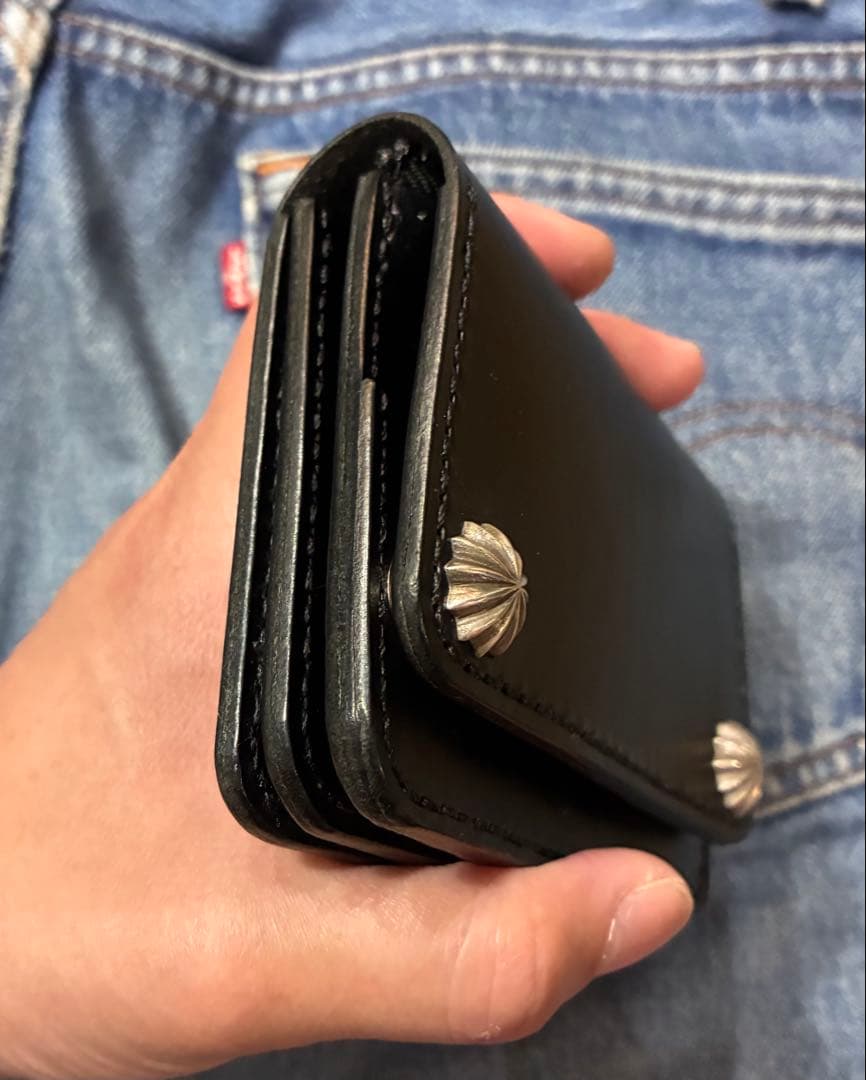 トラッカーウォレット　ショートサイズ　シルバー925アポロコンチョ