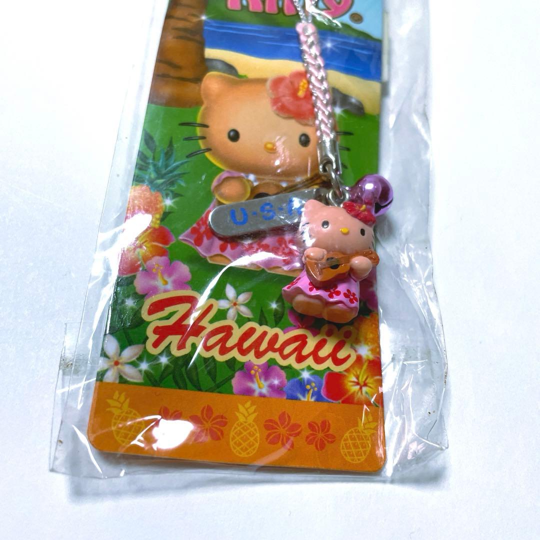 ハワイ 限定 ウクレレ ご当地キティ 日焼けキティ 根付け ストラップ 激レア
