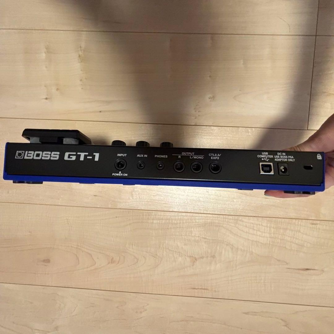 BOSS GT-1 ギターエフェクター＆ギターベースケーブル＆教科書付