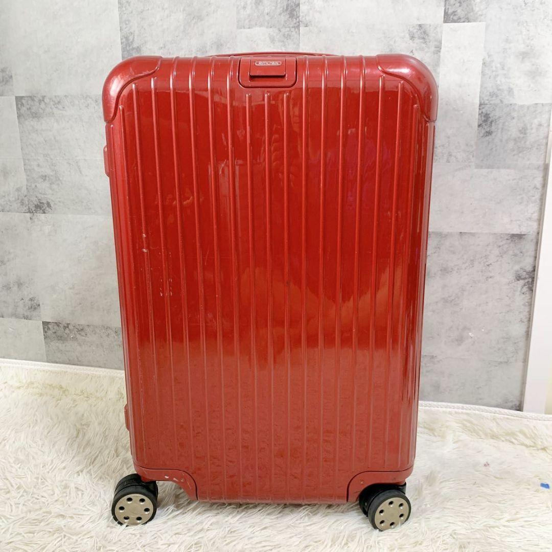 リモワ サルサデラックス 電子タグ 63L 4輪 赤 キャリーケース