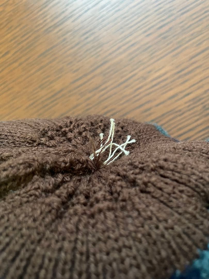 【Vivienne Westwood 耳当て付きニット帽子】