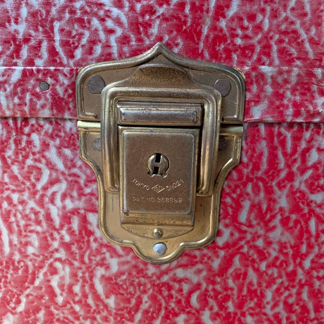 アンティーク BOX 箱 収納 衣装入 2段