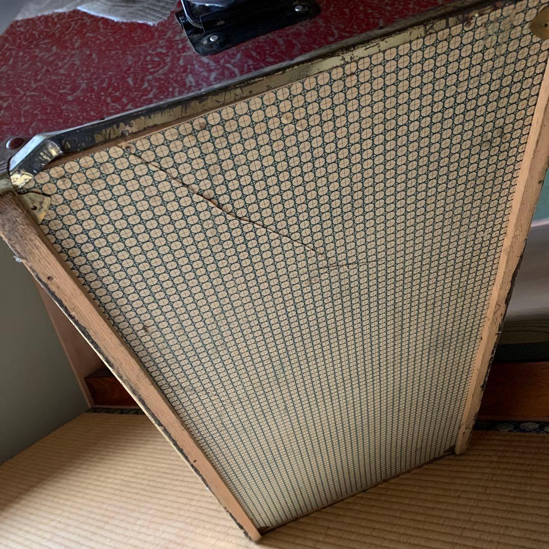 アンティーク BOX 箱 収納 衣装入 2段