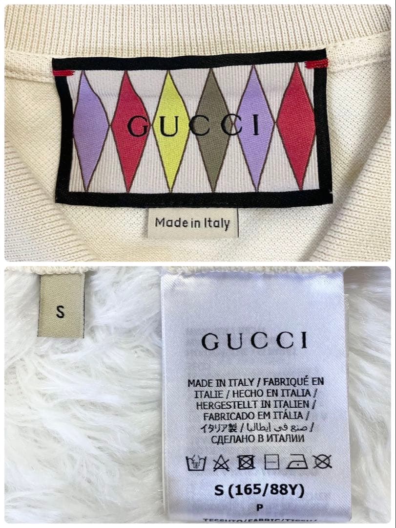 美品✨ GUCCI グッチ LOVELIGHT COTTON POLO TOP