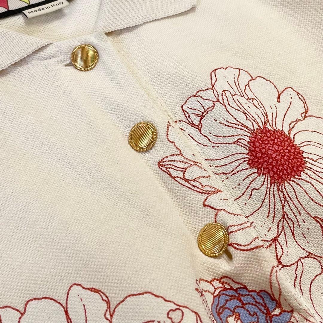 美品✨ GUCCI グッチ LOVELIGHT COTTON POLO TOP