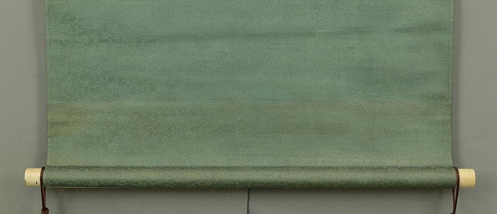 尾竹竹坡 明治11-昭和11 新潟 画家 浮世絵師 掛軸 肉筆 絹本 山水 合箱