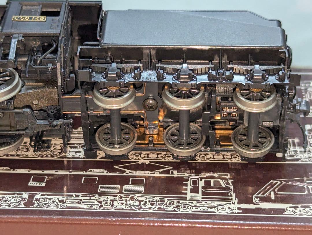 KATO　C56　蒸気機関車　【1-201】　HOゲージ　パーツ取付済み