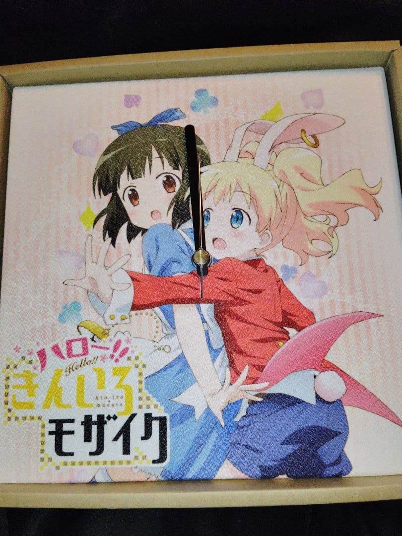 きんいろモザイク クラウドファンディング 壁掛け時計