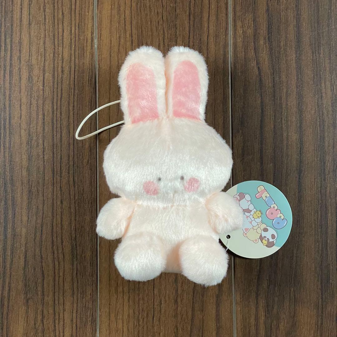 PoPomals ぽぽまるず　うさぎ。マスコットぬいぐるみ