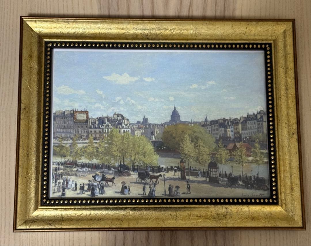 【クロード・モネ】 ルーヴル河岸 複製画