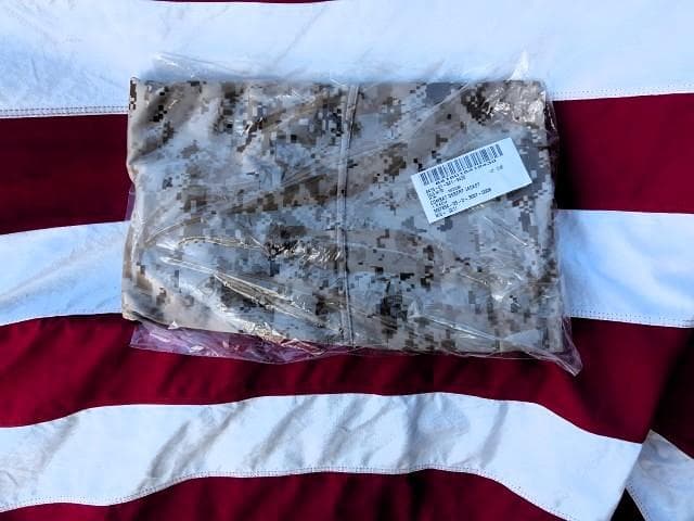 米軍実物　USMC　180S コンバットデザートジャケット M　マーパット　07